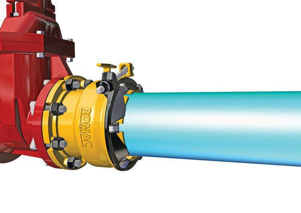 Romac Industries Flanged Ductile Iron Coupling 