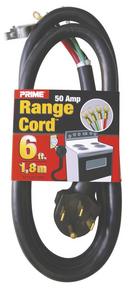 PRIME&reg; Black 50 Amp Appliance Cord 