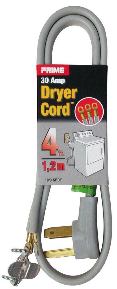 PRIME&reg; Grey 30 Amp Appliance Cord 
