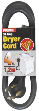 30 Amp 4 ft. 4 Wire 120/250V Dryer Cord
