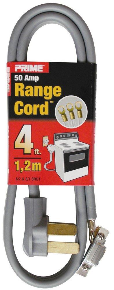 PRIME&reg; Grey 50 Amp Appliance Cord 