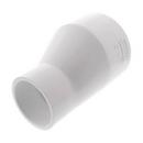 White Socket and Eccentric Schedule 40 PVC Coupling 