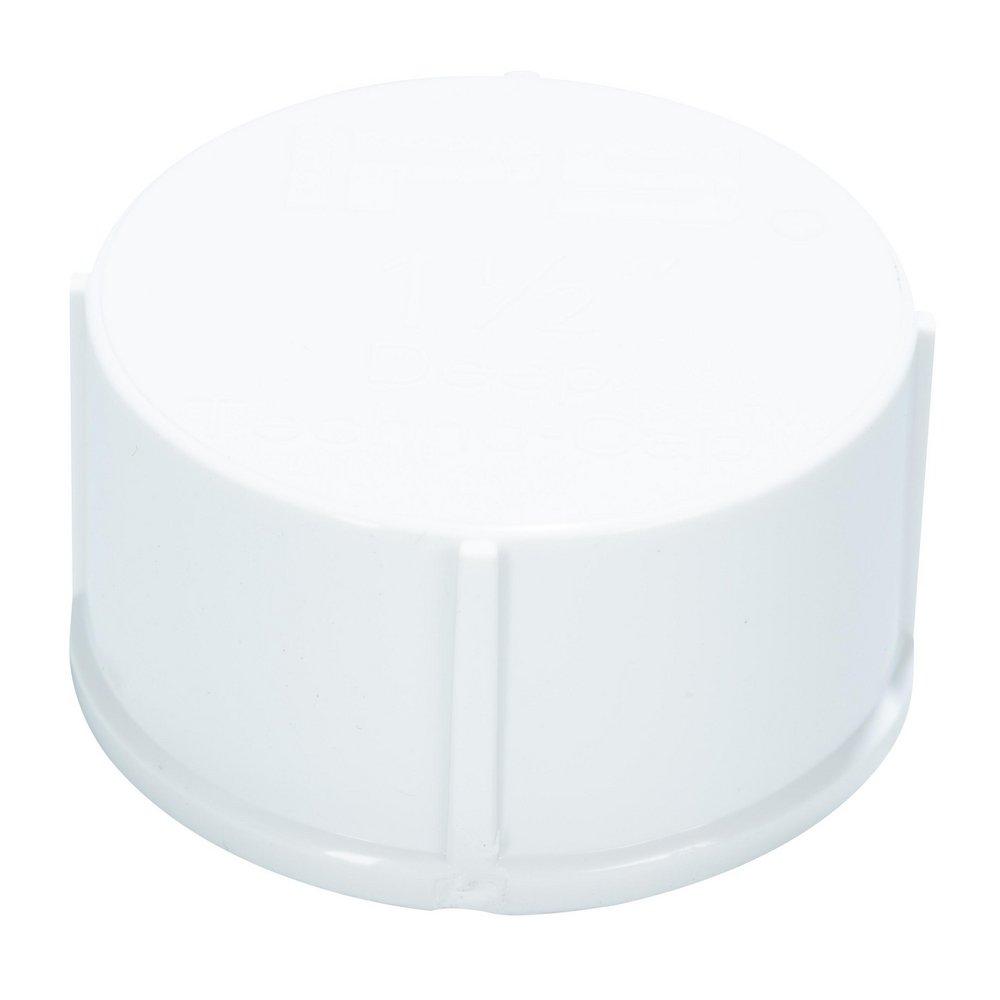 Test-Tite&reg; White PVC DWV Test Cap in White 