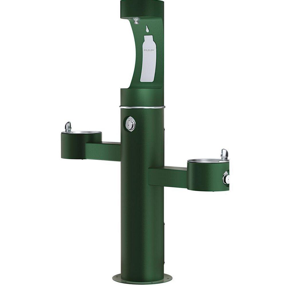 Elkay Evergreen Tubular Drinking Fountain with Bottle Filler 