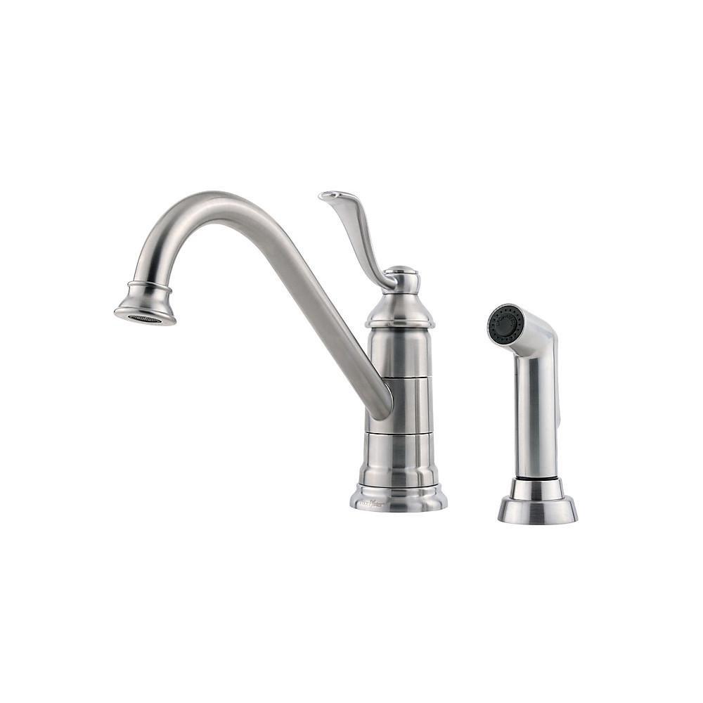 Pfister Stainless Steel Single Handle Kitchen Faucet 