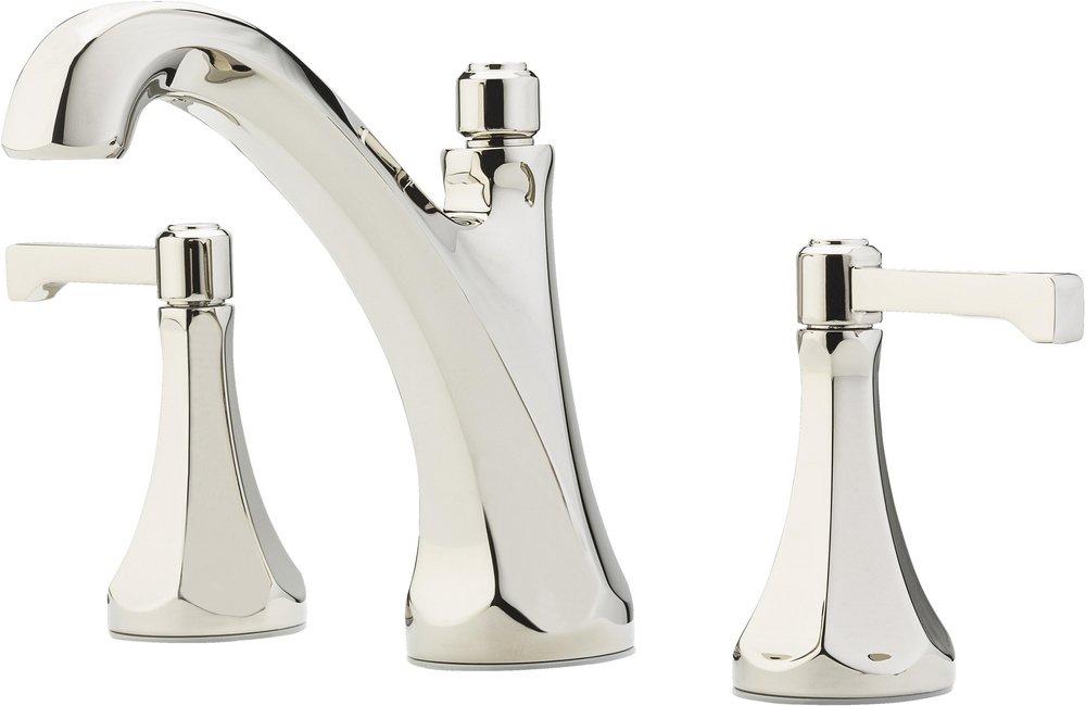 Pfister Polished Nickel Two Handle Widespread Bathroom Sink Faucet 