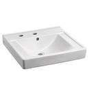 20 x 18-1/4 in. Rectangular Wall Mount Bathroom Sink in White