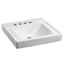 20 x 18-1/4 in. Square Wall Mount Bathroom Sink in White