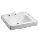 American Standard White 20 X 18 One Hole Vitreous China Wall Mount Lavatory *DECORU White 