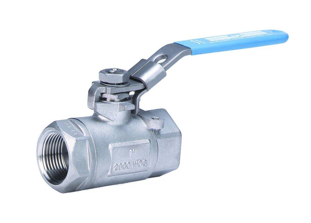 Milwaukee Valve Stainless Steel Stainless Steel Reduced Port FNPT 2000# Ball Valve 