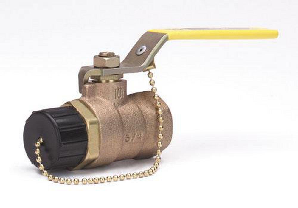 Milwaukee Valve Bronze Full Port Threaded x GHT 600# Ball Valve 