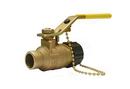 Milwaukee Valve Bronze Full Port Solder x GHT 600# Ball Valve 