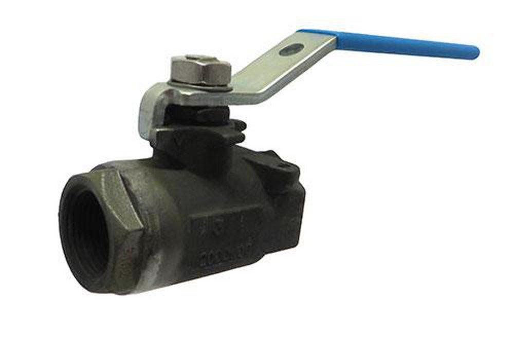 Milwaukee Valve Carbon Steel Reduced Port FNPT 2000# Ball Valve 