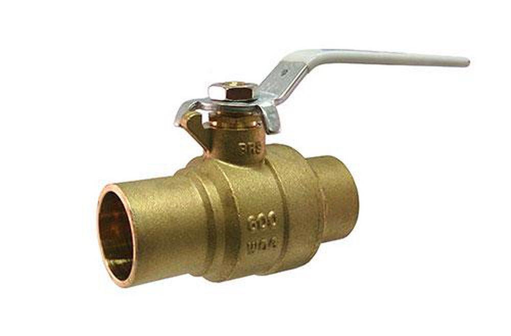 Milwaukee Valve Chrome Plated Forged Brass Full Port Solder 400# Ball Valve 