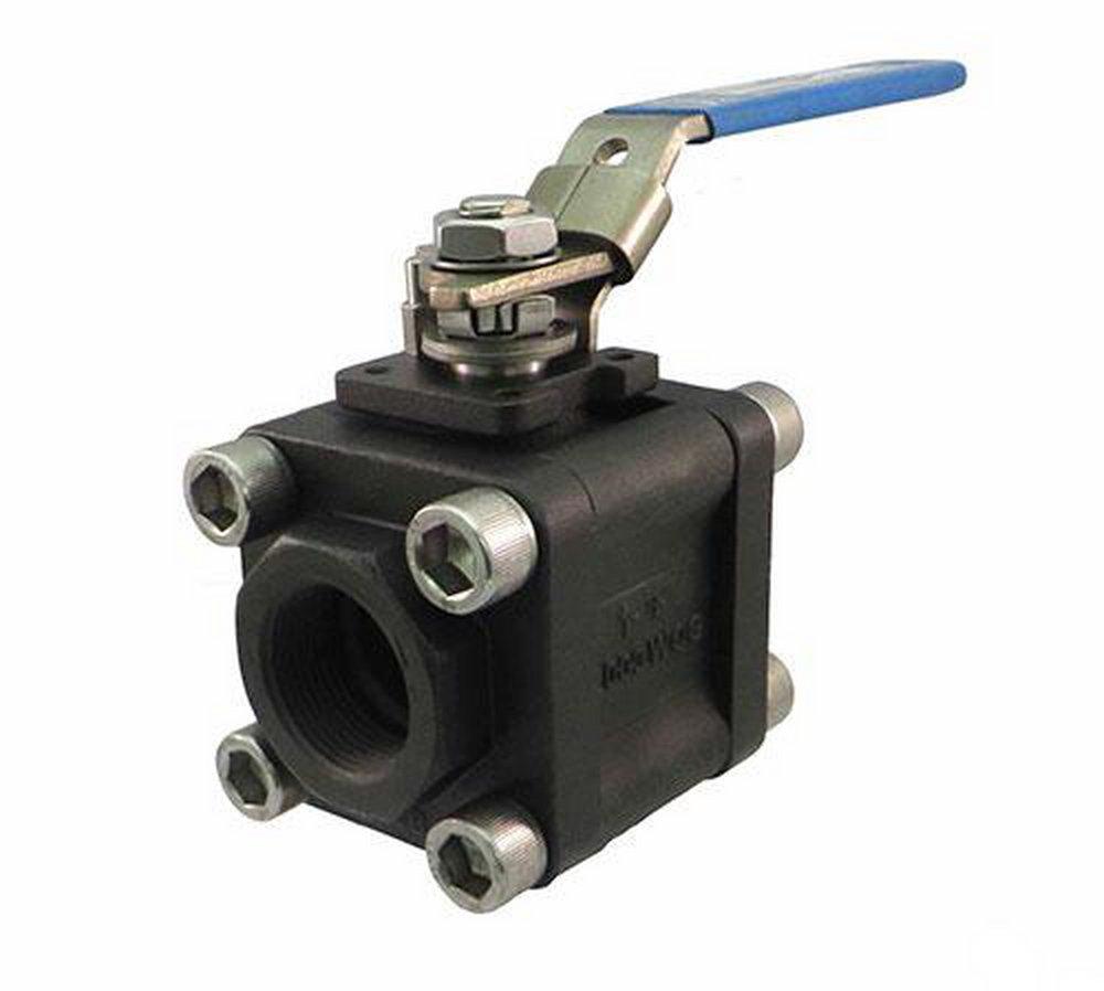Milwaukee Valve Carbon Steel Standard Port FNPT 2000# Ball Valve 