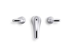 Two Handle Widespread Bathroom Sink Faucet in Polished Chrome