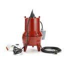 Liberty Pumps Red 142 gpm Cast Iron Submersible Sewage Pump with Vertical Float Switch 