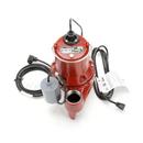 Liberty Pumps Red 142 gpm Cast Iron Submersible Sewage Pump with Vertical Float Switch 