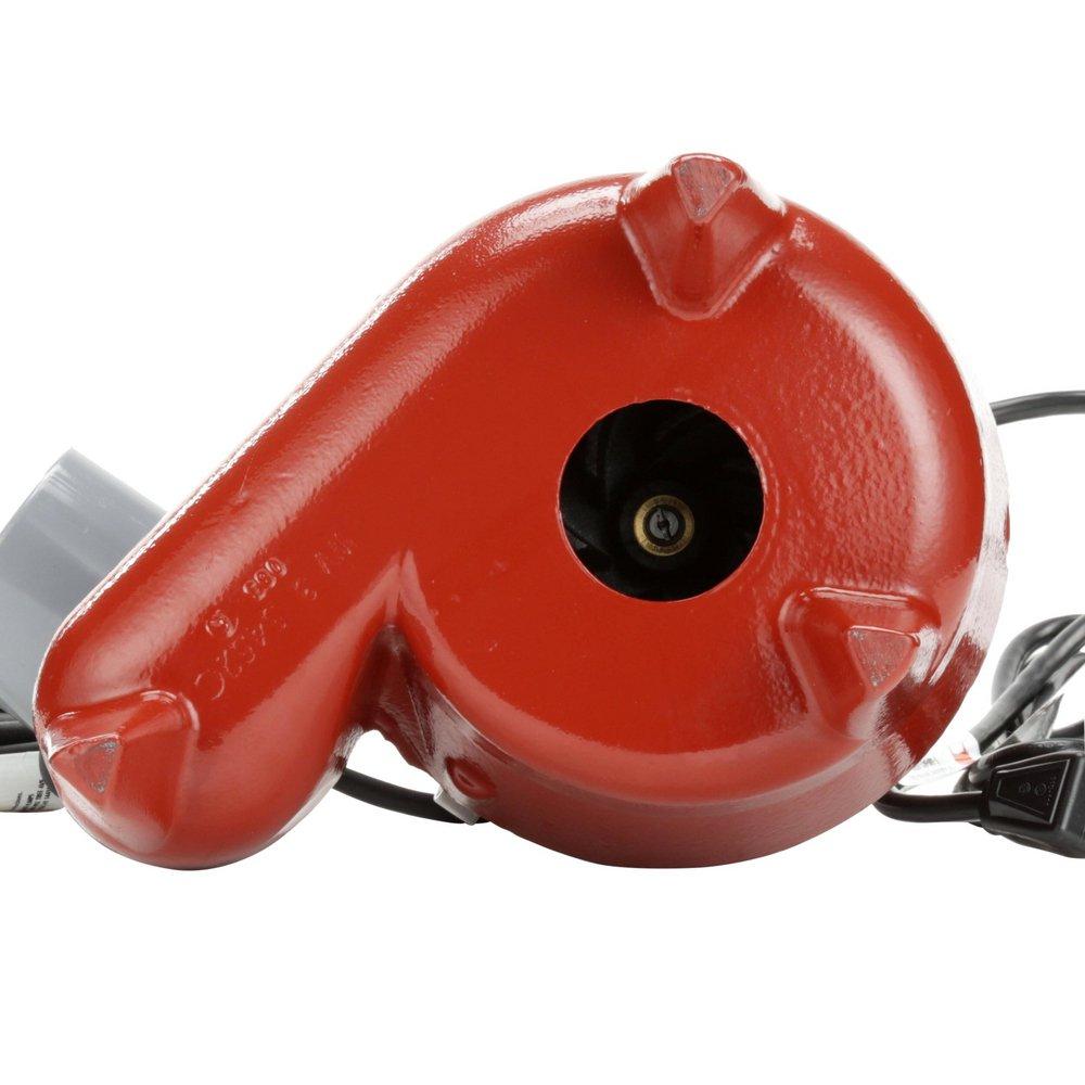 Liberty Pumps Red 142 gpm Cast Iron Submersible Sewage Pump with Vertical Float Switch 