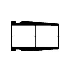 8 in. Spigot x Grooved Fiberglass Adapter