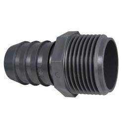 10 in. Barbed x Grooved Fiberglass Adapter