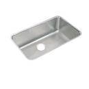 Elkay Lustrous Satin 30-1/2 x 18-1/2 in. No Hole Stainless Steel Single Bowl Undermount Kitchen Sink Kit 