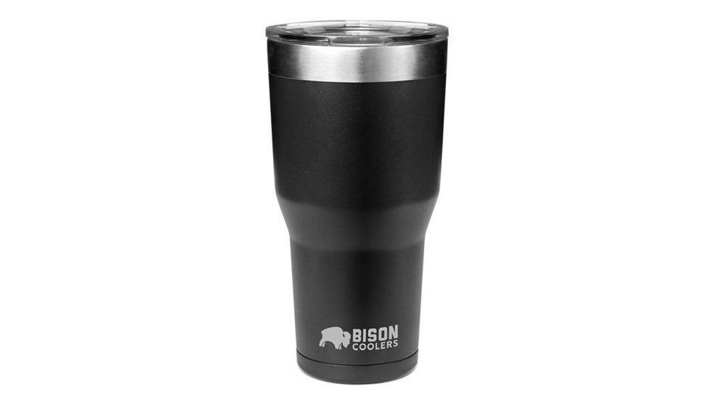 Bison Corporation Black Tumbler in Black 