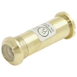 160 Degree Door Viewer in Bright Brass