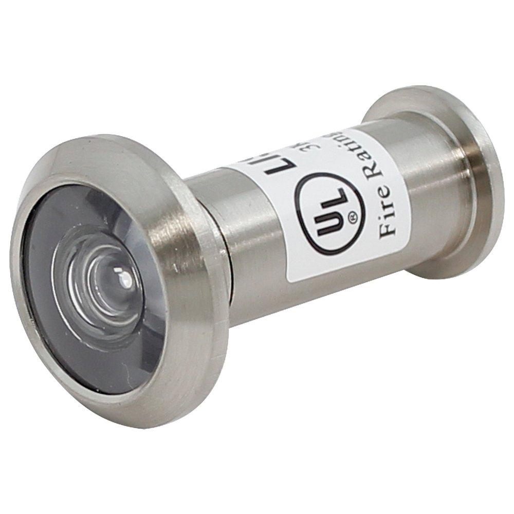 Satin Nickel 1 in. 200 Degree Door Viewer 