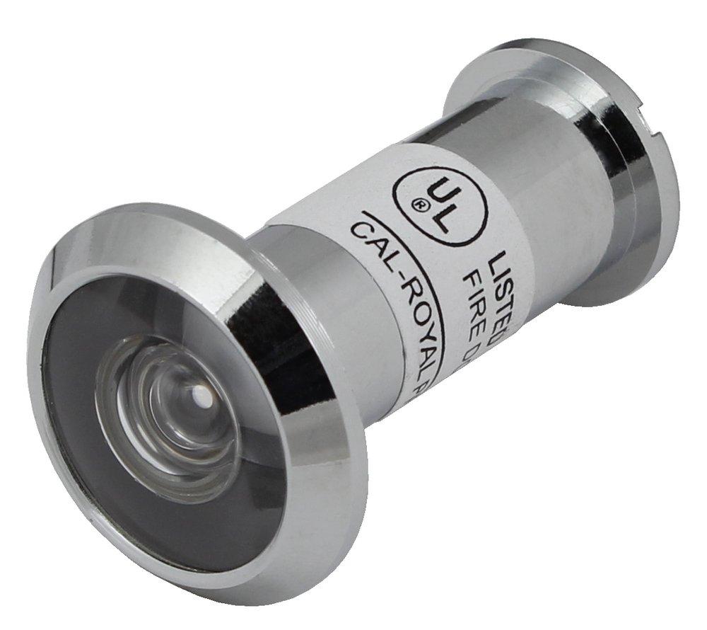 Cal-Royal Polished Chrome 1 in. 200 Degree Door Viewer 
