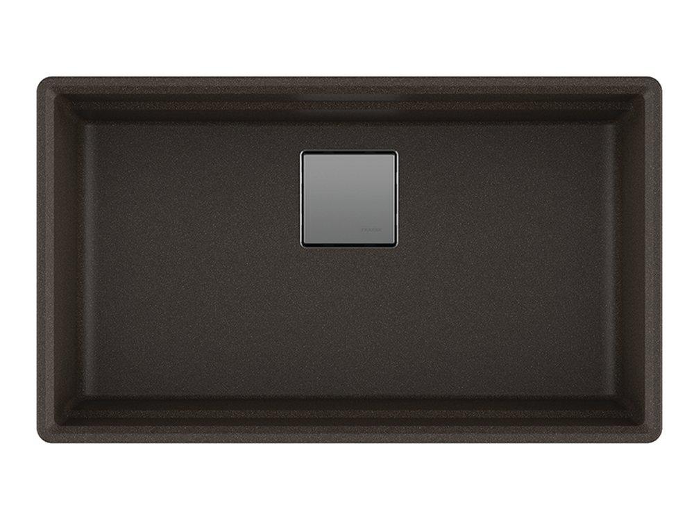 Franke Mocha 32 x 18-3/4 in. No Hole Composite Single Bowl Undermount Kitchen Sink 