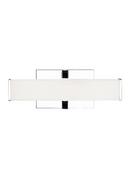 10W 1-Light LED Wall Sconce in Polished Chrome