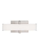 12W 1-Light LED Wall Sconce in Satin Nickel