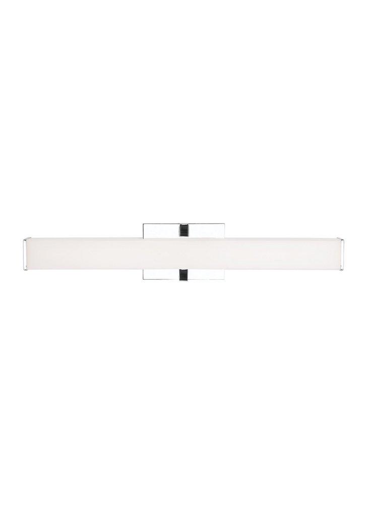 Visual Comfort & Co. Modern Chrome 23.7W 1-Light Vanity Fixture 