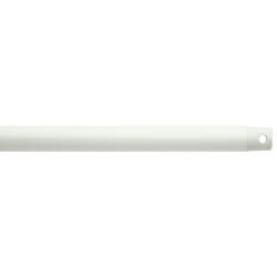 24 in. Fan Downrod in Matte White