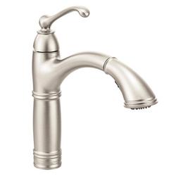 Single Handle Pull Out Kitchen Faucet in Spot Resist&trade; Stainless