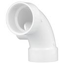 3 in. PVC DWV 90° Long Turn Elbow with 2 in. Side Inlet