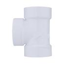 White PVC DWV Cleanout Tee (Without Plug) 