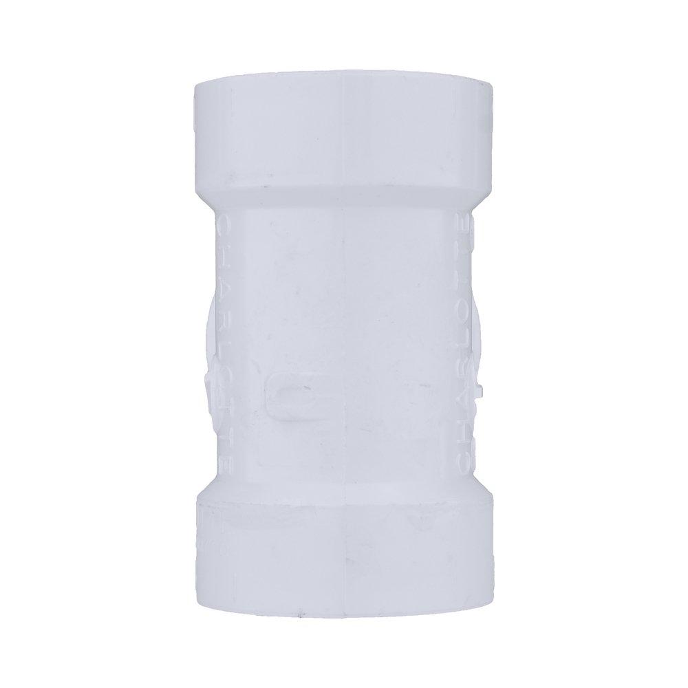 White PVC DWV Cleanout Tee (Without Plug) 