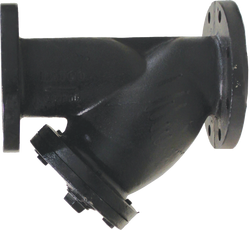 Wye 4 in. Cast Iron Flanged Valve Strainer