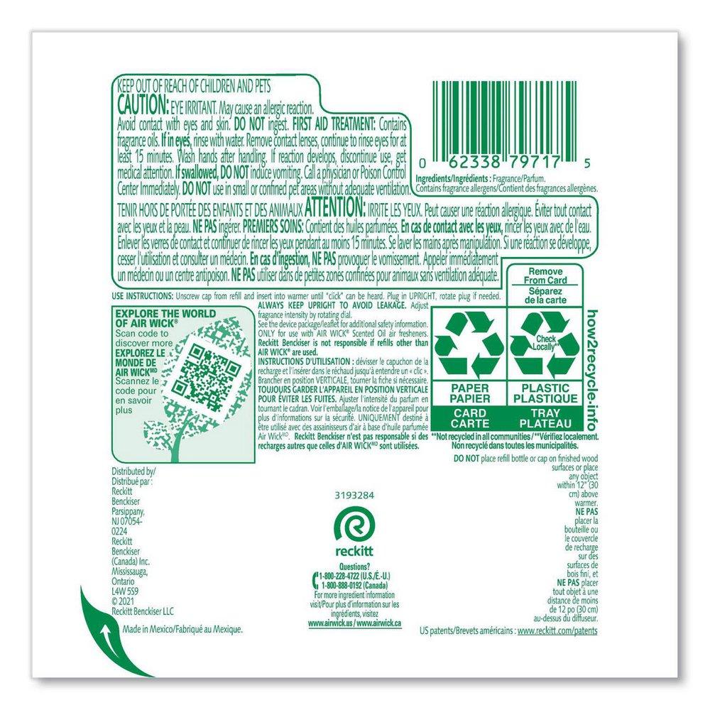 Air Wick Clear Refill Fresh Water for Air Wick Scented Oil Warmer Unit (Case of 6) 