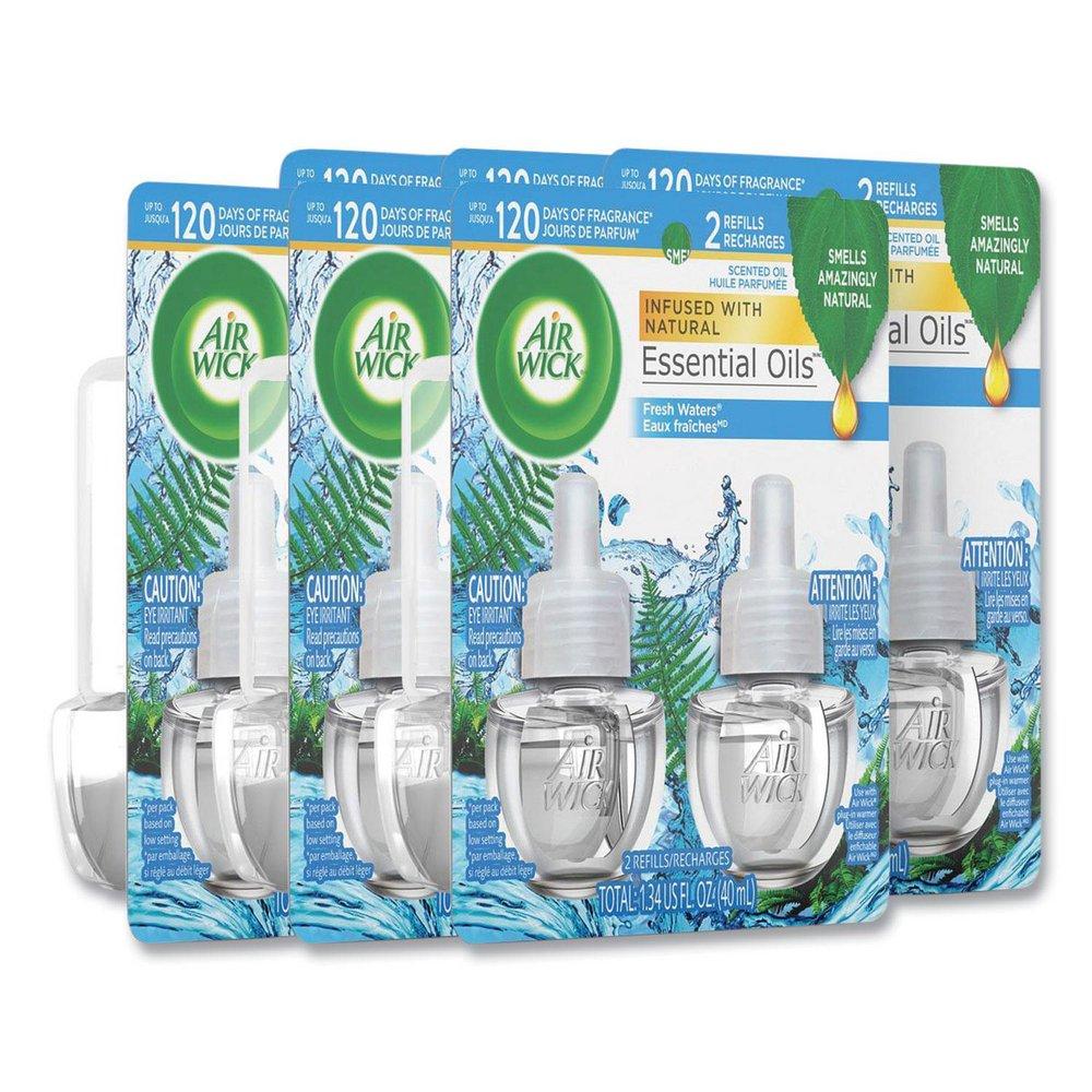 Air Wick Clear Refill Fresh Water for Air Wick Scented Oil Warmer Unit (Case of 6) 