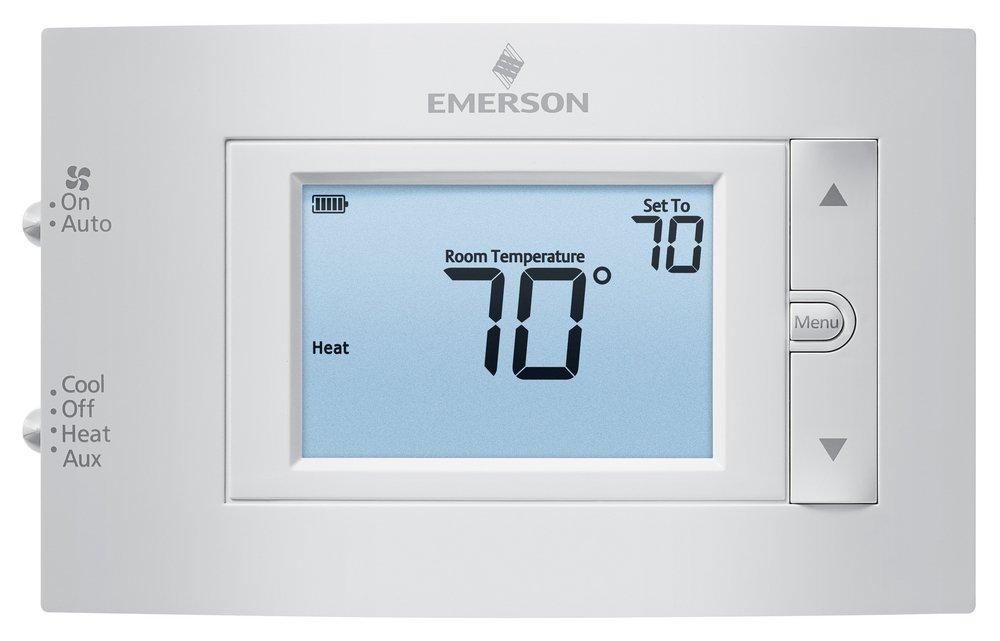 White-Rodgers White 2H/1C Non-programmable Thermostat 