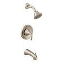 Moen Brushed Nickel Single Handle Single Function Bathtub & Shower Faucet (Trim Only) 