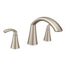 Moen Brushed Nickel Two Handle Roman Tub Faucets (Trim Only) 