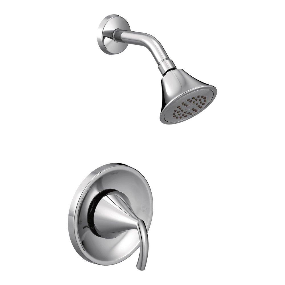 Moen Polished Chrome Single Handle Single Function Shower Faucet (Trim Only) 