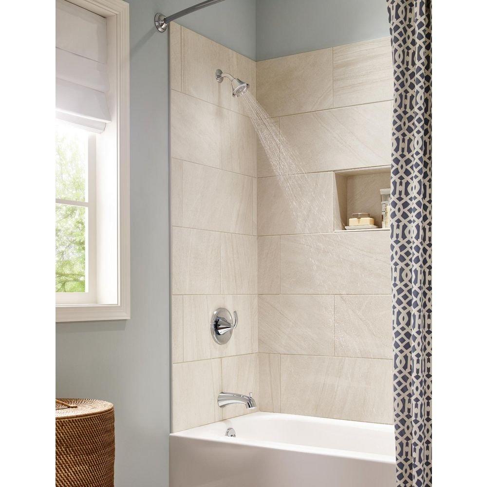 Moen Chrome Single Handle Single Function Bathtub & Shower Faucet (Trim Only) 