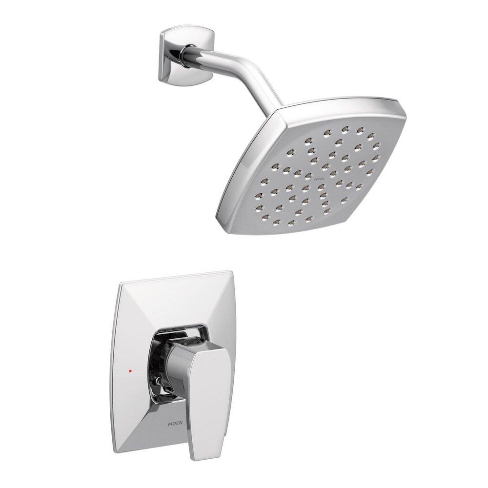 Moen Polished Chrome 2.5 gpm Pressure Balancing Shower Trim with Single Lever Handle 