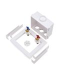 Oatey&reg; White 9-43/100 in x 9-61/100 in x 3-73/100 in Washing Machine Supply Box 