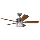 64W 5-Blade Ceiling Fan with 52 in. Blade Span in Weathered Steel Powder Coat